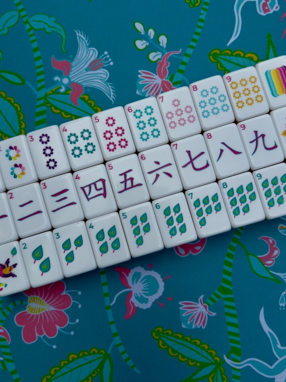 Mahjong Atelier American Mahjong Tile Set, 160 Engraved 4 Layer, POP - Picture 6 of 12